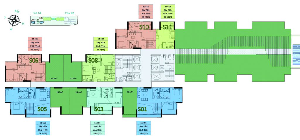 Căn hộ Sky Villa Sky Oasis